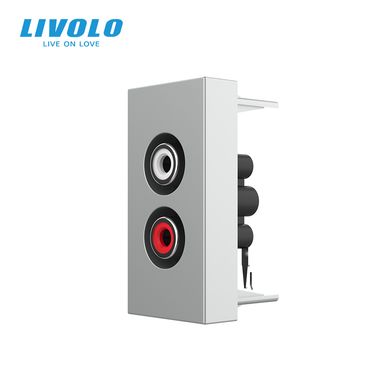 Механизм розетка RCA аудио Livolo