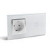 Touch switch 1 gang 1 socket Livolo