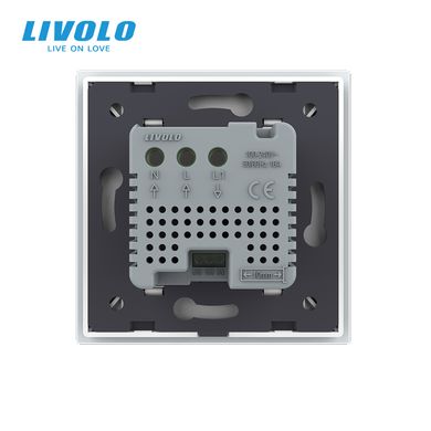Терморегулятор сенсорний з датчиком температури повітря Сухий контакт для котлів Livolo