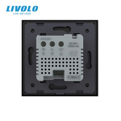 Терморегулятор сенсорний з датчиком температури повітря Сухий контакт для котлів Livolo