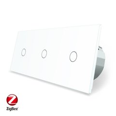Smart ZigBee touch switch 3 gang Livolo