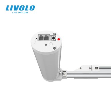Карниз с регулируемой длиной от 2 до 4 метров с бесшумным Wi-Fi двигателем Livolo (VL-SHJ001/SHQ011)