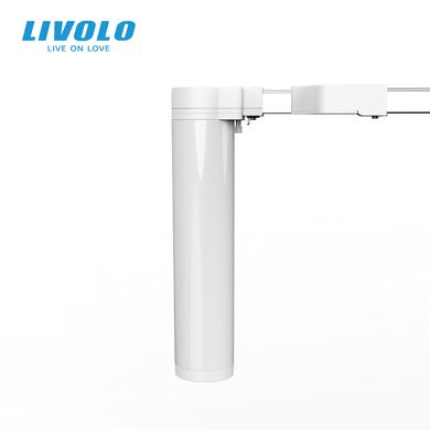 Adjustable length curtain rod ranging from 2 to 4 meters with a silent Wi-Fi motor Livolo (VL-SHJ001/SHQ011)