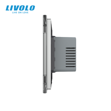 Умный программируемый сенсорный терморегулятор с датчиком температуры воздуха Livolo