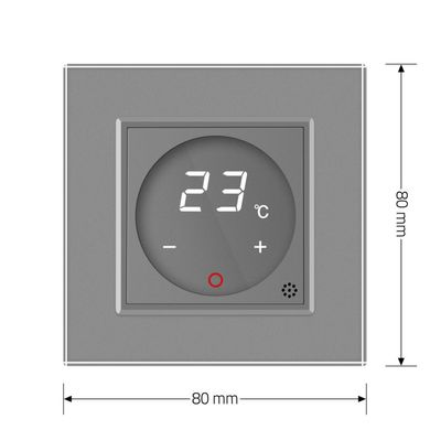 Терморегулятор сенсорний з зовнішнім датчиком температури для теплої підлоги Livolo Livolo
