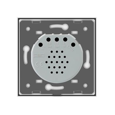 Сенсорний радіокерований прохідний/перехресний вимикач 2 сенсора Livolo