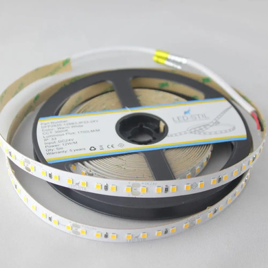 LED стрічка LED-STIL 3000K, 12 W, 2835, 128 шт, IP33, 24V, 1700LM