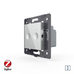 Smart ZigBee curtain touch switch 2 gang module Livolo Sense