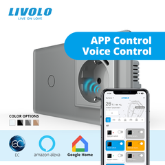 Сенсорный выключатель LIVOLO с розеткой