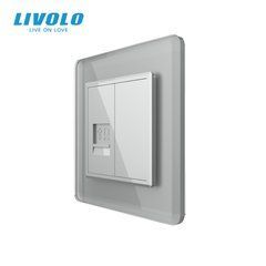 Розетка компьютерная RJ-45 Livolo