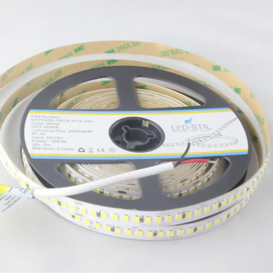 LED лента LED-STIL 6000K, 18 W, 2835, 192 шт, IP33, 24V,2900LM