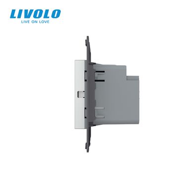 Smart ZigBee curtain touch switch 2 gang module Livolo Sense