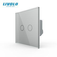 Сенсорный выключатель 2 сенсора Livolo