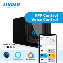 Сенсорный выключатель LIVOLO с розеткой