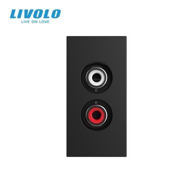 Механизм розетка RCA аудио Livolo