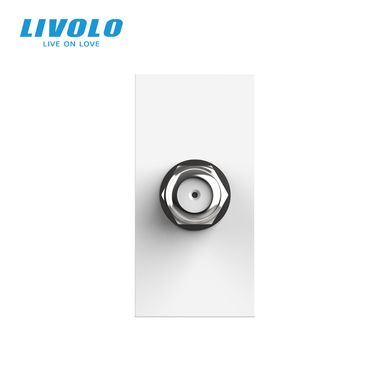 Satellite television socket module Livolo
