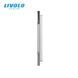 4-Gang Empty Frame X sensors 1 socket (X-X-X-0) LIVOLO tempered glass