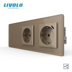 Сенсорний вимикач LIVOLO з розеткою