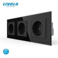 Потрійна електрична розетка LIVOLO