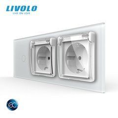 Сенсорный выключатель LIVOLO с розеткой