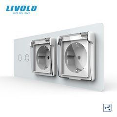 Сенсорний вимикач LIVOLO з розеткою