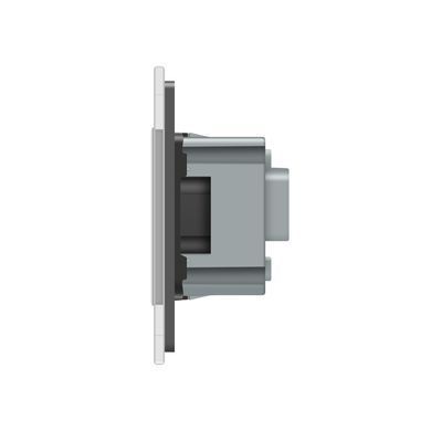 Smart EC touch switch 1 gang 1 socket Livolo