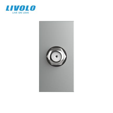Satellite television socket module Livolo