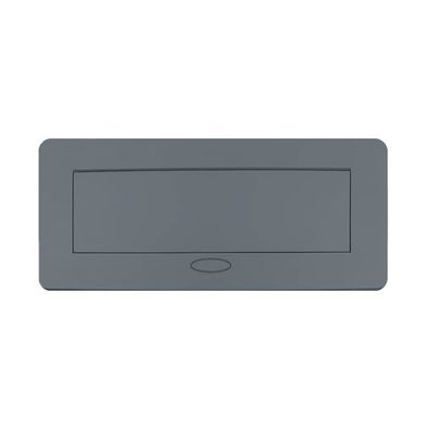 Мебельная розетка двойная с USB и универсальной розеткой 2 в 1 графит Livolo