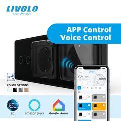 Сенсорний вимикач LIVOLO з розеткою
