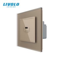 Розетка USB Type-C з Power Delivery 45W Livolo
