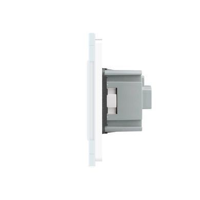 Розумний сенсорний ZigBee вимикач 2 сенсора 3 розетки Livolo