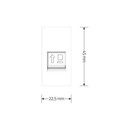 Механизм розетка интернет RJ-45 Livolo