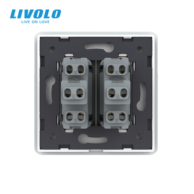 Прохідний вимикач LIVOLO, 2 клавіші