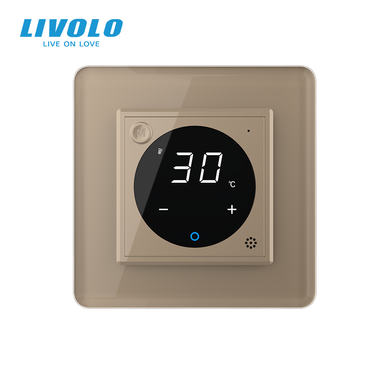 Smart thermostat with external temperature sensor Livolo