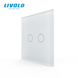 Wireless smart touch switch 2 sensors Livolo