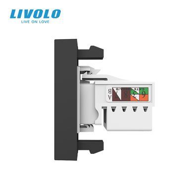 Механизм розетка интернет RJ-45 Livolo