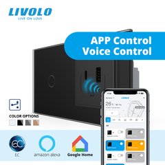 Сенсорный выключатель LIVOLO с розеткой