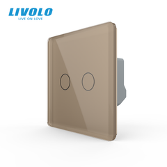 Сенсорный выключатель 2 сенсора Livolo