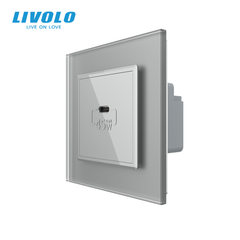 Розетка USB Type-C з Power Delivery 45W Livolo
