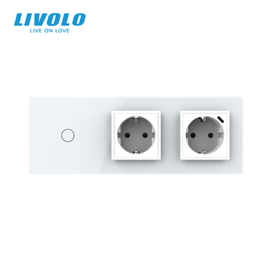 Сенсорный выключатель LIVOLO с розеткой