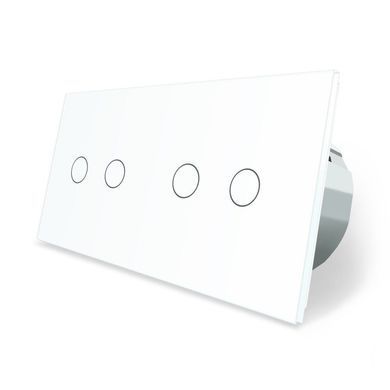 Розумний сенсорний ZigBee вимикач 4 сенсора Livolo