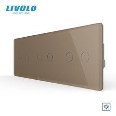 Touch dimmer LIVOLO, 6 gangs (2-2-2), 2 A, 230 V