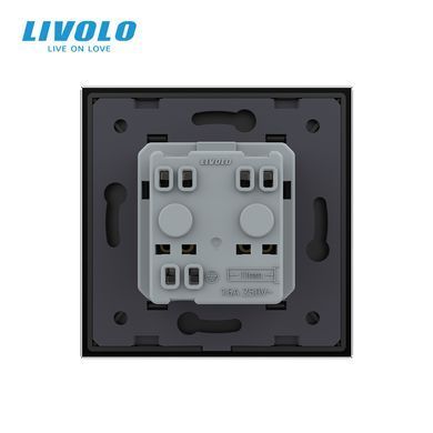 Розетка с заземлением Livolo