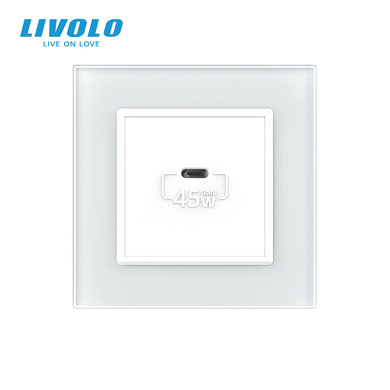 USB Type-C Power Delivery 45W socket Livolo