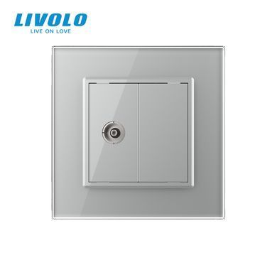 Розетка телевізійна Livolo