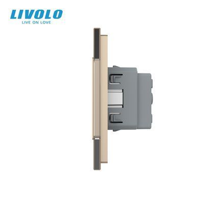 Розетка п'ятимісна з заземленням Livolo