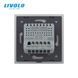 Two-way touch dimmer LIVOLO, 2 gangs