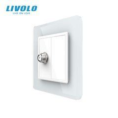 Розетка спутниковая SAT Livolo
