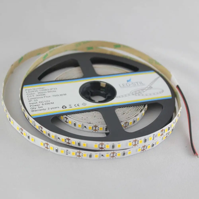 LED стрічка LED-STIL 3000K, 8,6 Вт/м, 2835, 120 діодів, IP33, 12V, 700 LM, тепле світло