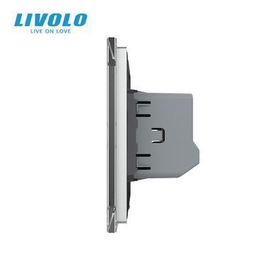 Сенсорна кнопка 2 сенсора 12/24В Livolo